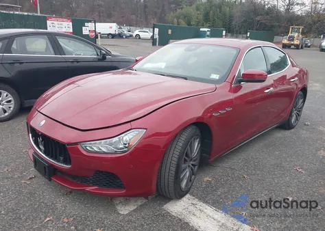 2017 Maserati Ghibli S Q4 z USA, uszkodzony, nr VIN ZAM57RTS5H1247342